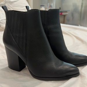 Marc Fisher Black Ankle Booties